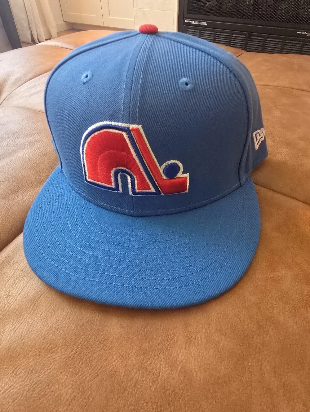 New Era 5950 Columbus Blue Jacket And Quebec Nordiques NHL Hockey Hats Size 8